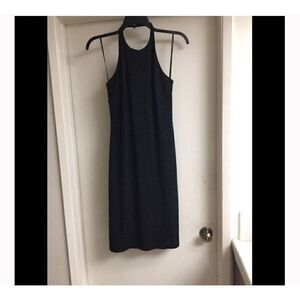 Beautiful Windsor Black/Silver Sparkles Halter Party Dress Sz 8